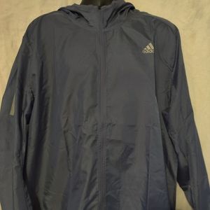 Men"s Adidas Response Windbreaker Blue XL